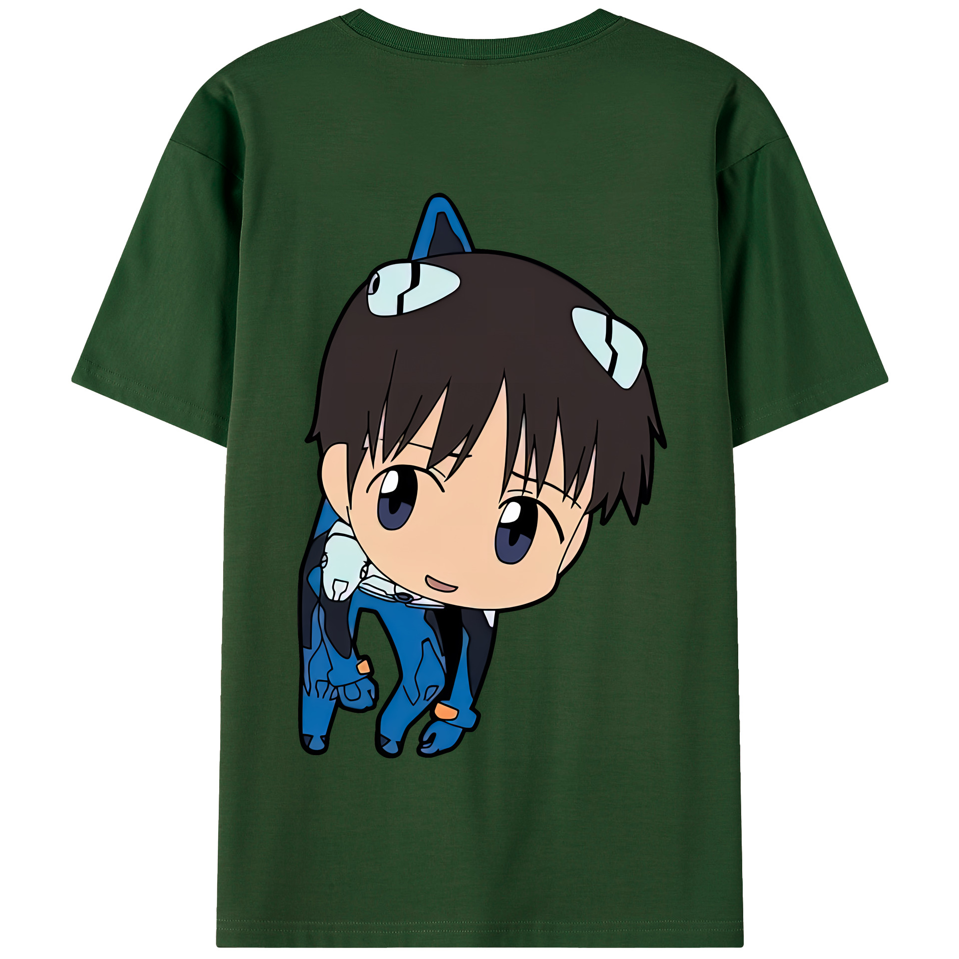 （画像用） EVA 新世紀エヴァンゲリオン 綿100％半袖Tシャツ（背面プリント）